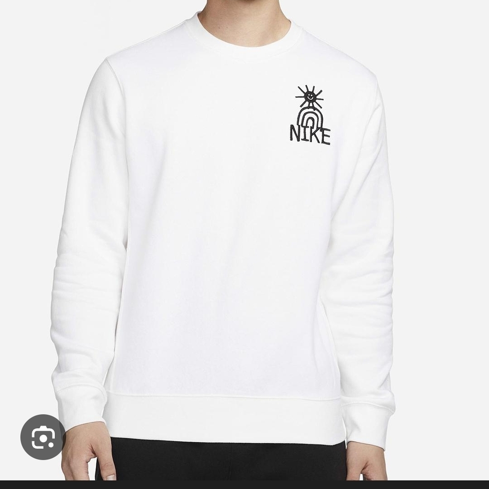 Nike‎ Men's White Sweater
